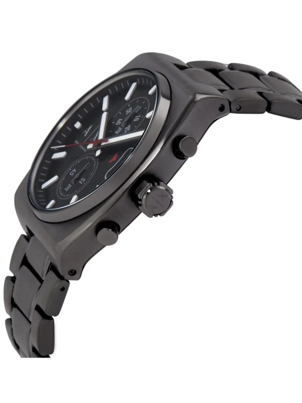 NWT Armani Exchange Oliver Chronograph Quartz Black Dial Men's Watch